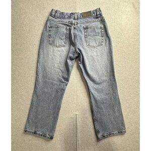 Lee Jeans Women's 26 Blue Denim Straight Leg Riveted Vintage‎ Style YKK Zipper